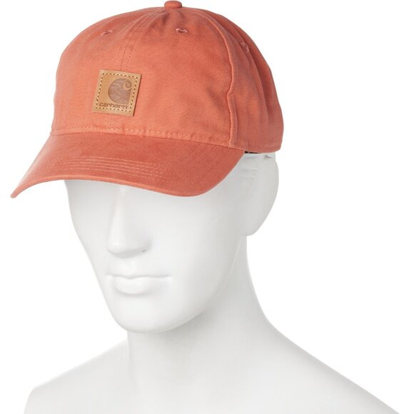 NEW Carhartt 100289 Canvas Baseball Cap - Factory Seconds unisex Terracotta 253 - Picture 4 of 4